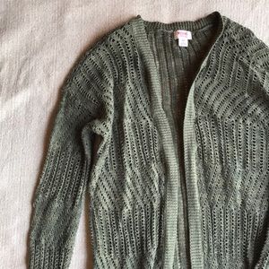 Olive cardigan
